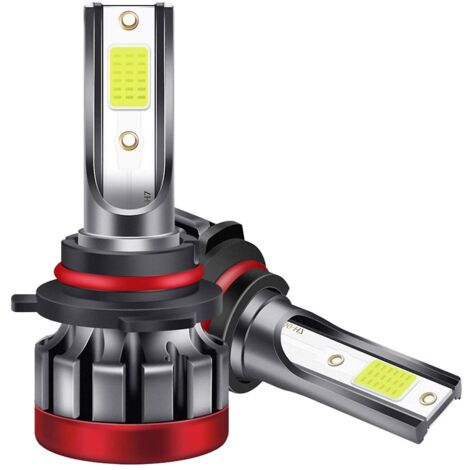 2 Stück 9005 / Hb3 LED-Motorradscheinwerfer 8000 K 3000 lm blaues LED-Nebelscheinwerfer-wasserdichtes Superauto
