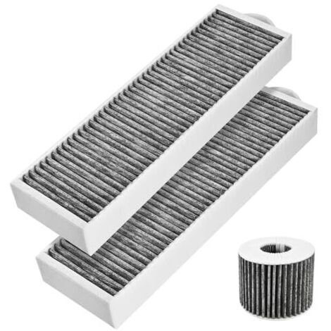 2 Stück Aktivkohlefilter für Bora Pure/X Pure, Puafk Filter Zubehör Ersatzfilter, Aktivkohlefilter Set Dunstabzugshauben mit 5-Layer Filtration System