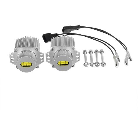2 Stück Angel Eyes Canbus 80 W LED-Scheinwerfer-Markierungsglühbirnen fehlerfrei für – E90 E91 3er-Serie 2005–