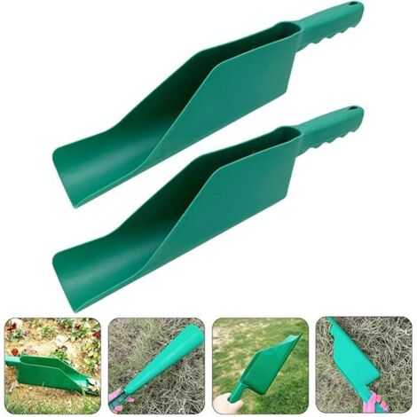 2 Stück Dachrinnenreinigungswerkzeug, kleine Schmutzschaufel für Garten und Dachrinnen, einfache Schmutzentfernung
