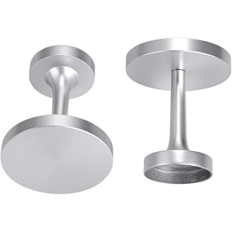 2 Stück dekorative Vorhanghaken zur Wandmontage mit Schrauben, Vintage-Vorhangquastenhalter aus Metall für die Heimdekoration, Silber