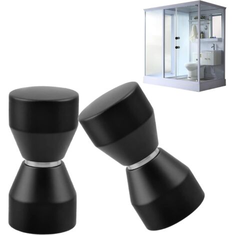 2 Stück Duschtürgriffe, Türknauf aus Aluminiumlegierung, Türgriffe für Badezimmer, Küche, Zuhause, Büro, Hotel