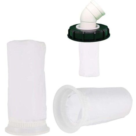 2 Stück Ersatzfilter für IBC-Regenwassertanks (10,5 x 20,5 cm), waschbar.