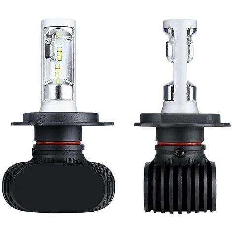 2 Stück H4-LED-Scheinwerfer für Auto, H4 9003 Hb2 180 W, 6500 K, Ersatz für Hi/Lo-Beam-Glühlampen, Scheinwerferlampen-Set