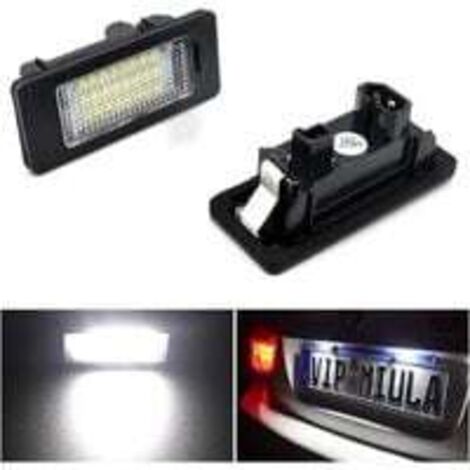 2 Stück Kfz-Kennzeichenbeleuchtung für B MW 1 3 5 X-Serie, fehlerfrei, 2 W, 24 LEDs, weiße hintere Kennzeichenbeleuchtung, direkter Ersatz