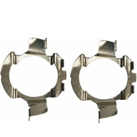 2 Stück Metall LED H7 Glühbirnen Adapter Lampenfußhalter Clip Halterung für quasquai/Polo 6r / Polo 9r / Jetta Sport (MK6) / Opel Astra J (K05)