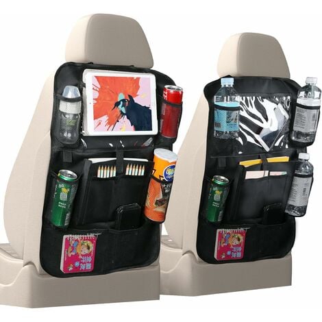 Autositz Rückenlehne Organizer Reisetasche Aufbewahrung Multi-Pocket Pu  Leder Rücksitzschutz
