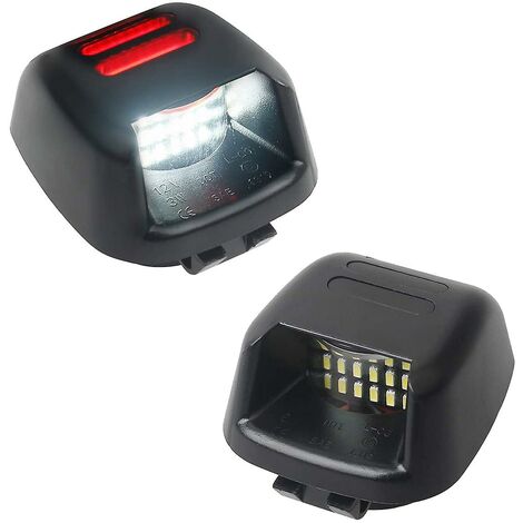 2 Stück rote Röhre Smd LED Kennzeichenbeleuchtung für Navara D40 2005–2016