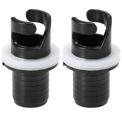 2 Stück Schlauchboot Kajak Luftventil Adapter Inflation Luft Fuß Pumpe Schlauch Adapter Ventil Stecker - 2