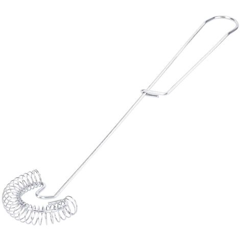 2 Stück Schneebesen, kleiner Schneebesen, Schneebesen, Edelstahl, Schneebesen, flache Federspirale, Schneebesen, Eieraufschäumer