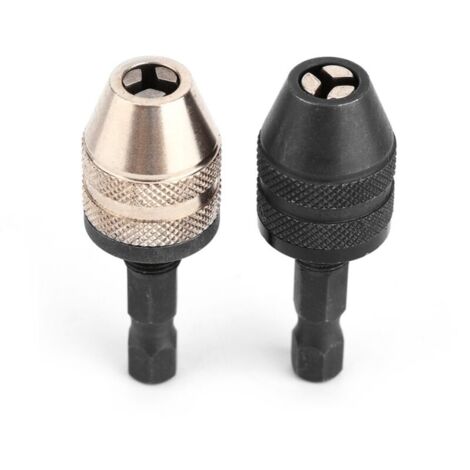 2 Stück Schnellspannbohrfutter-Schraubendreher-Adapter Schlagschrauber
