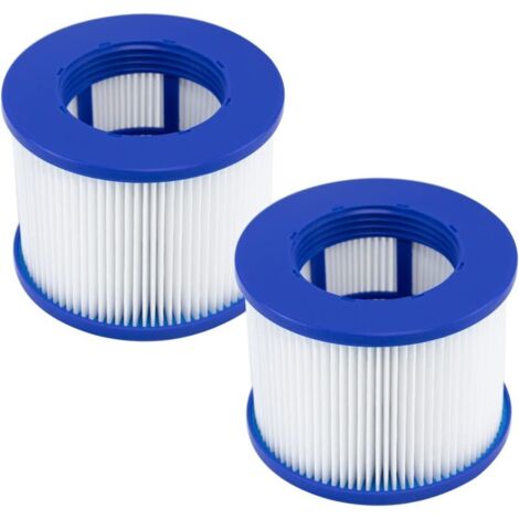 2 Stück Schraubfilter für Whirlpools, Filterkartusche für, Filter 77 x 100 mm, Filterkartusche für Whirlpools.