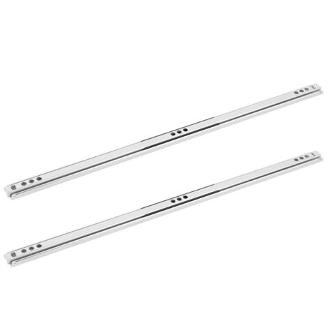 2 Stück/Set kaltgewalzte Stahlkugellager-Schubladenschienen für Schrankbeschläge 400x17mm