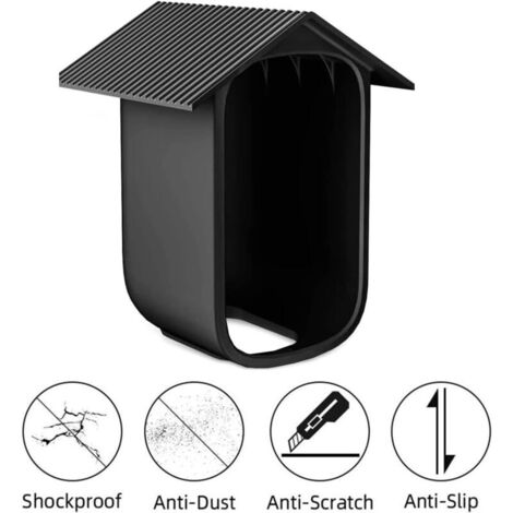2 Stück Silikon-Schutzhülle, wasserdichte Silikonhülle für Outdoor-Überwachungskameras, Schutzhülle