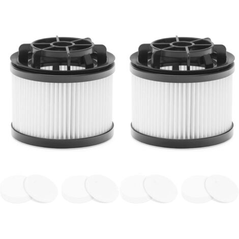 2 Stück Staubsaugerfilter kompatibel, Akku Staubsauger, Echter Filter wird mit Schaumstofffilter Schaumstofffilter,Staubsaugerfilter(Mit 4 Sätzen Filterwatte)