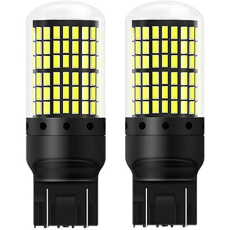2 Stück T20 W21w 7443led Canbus LED-Autolampen Blinker Bremslicht Weiß 3