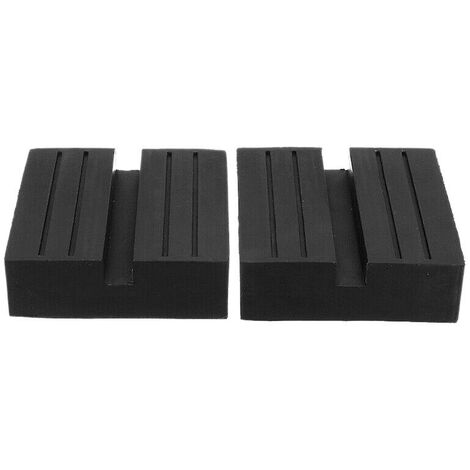 2 Stück Universal Car Slotted Trolley Disk Block Rubber Pad Guard Adapter