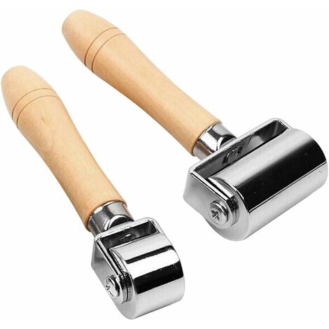 2 Stücke Leder Leim Kanten Laminieren Roller Leder Andruckrolle