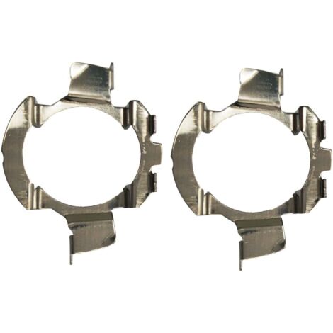 2 stücke Metall LED H7 Lampen Adapter Lampe Basis Halter Halterung Clip für Quasquai/Polo 6r/Polo 9r/Jetta Sport (MK6)/Opel Astra J (K05)