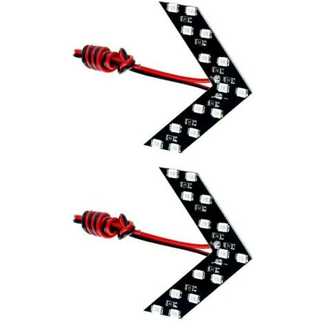 2 stücke Universal 14-smd Auto Seite Rückspiegel Blinker Led-leuchten Blinker Nachrüstung Gelbes Licht