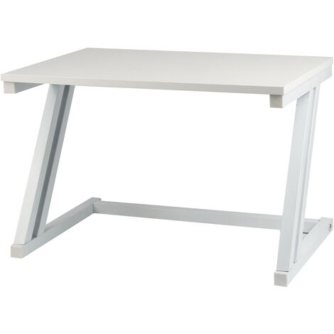 2-stufiges Haloyo® Mikrowellen Ständer mit 4 Haken,57 x 38 x 38 cm,weiß
