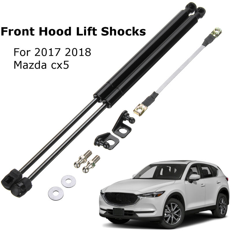 2 supporti ammortizzatori per cofano anteriore per...