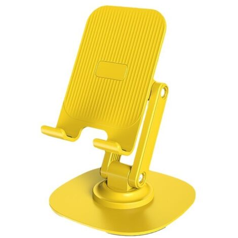 2 supporti regolabili per telefoni cellulari e desktop, ruotabili a 360° e pieghevoli, compatibili con tutti gli smartphone
