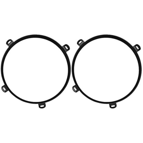 2 supports de fixation ronds pour phares LED 7 pouces pour Wrangler JK TJ 07-17
