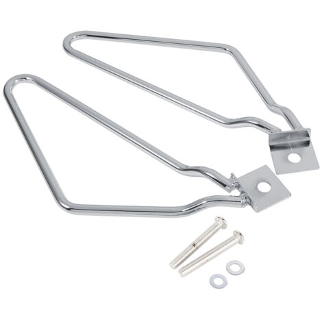 2 supports de montage pour sacoches de moto, argent pour XL883/1200 HD1450/1584
