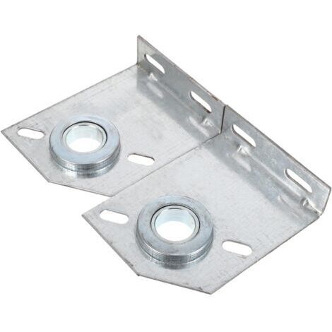 2 Supports De Ressort De Porte De Garage Kit De Support De Roulement De Porte De Garage Pièces Du Système