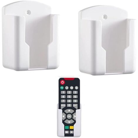2 supports de télécommande murale avec télécommande, organisateur de télécommande, organisateur de stylos, support mural, climatiseur