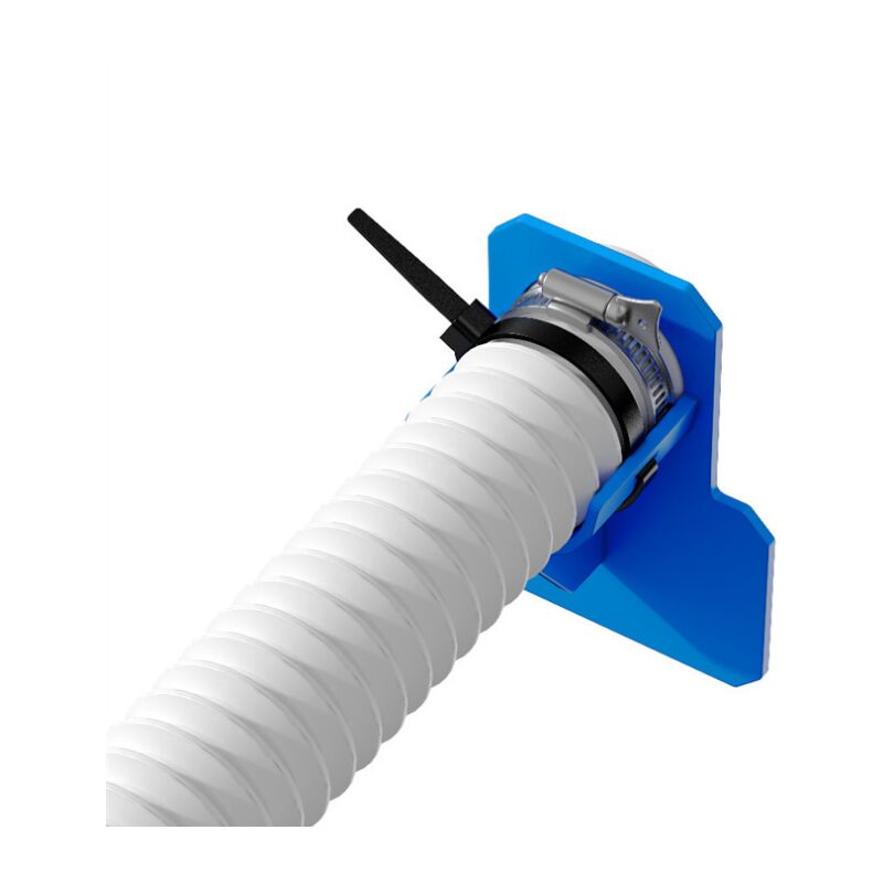 Linghhang - 2 supports de vidange d'évier, fixations de support de tuyau d'entrée, bleu pour tuyau de 30 à 37 mm.