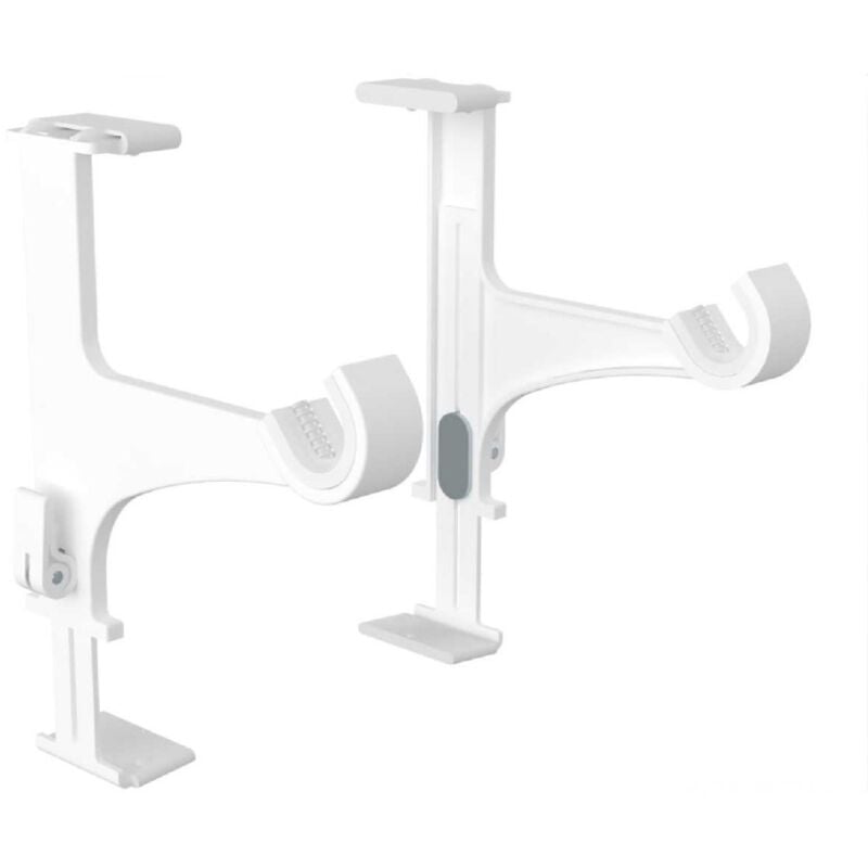 Supports tringle à rideau sans perçage coffret volet roulant Coloris - Blanc