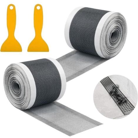 2 Tamis à Cheveux Jetables 70mm10m pour Douche,Baignoire,Siphon de Douche,égouttoir à Cheveux,Attrape-Cheveux pour Douche