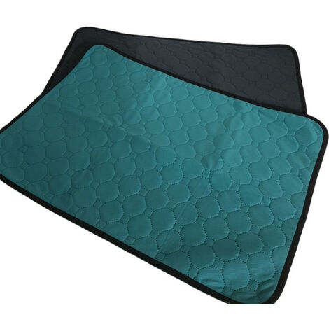 2 Tapis éducateur lavable et réutilisable, XXL,115 x 68.5 cm, gris vert,  pour chien - animallparadise