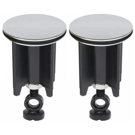 2 tapones universales de cobre para fregadero, tapa emergente de 40 mm para lavabos de baño, tapones de drenaje de repuesto para grifos de baño