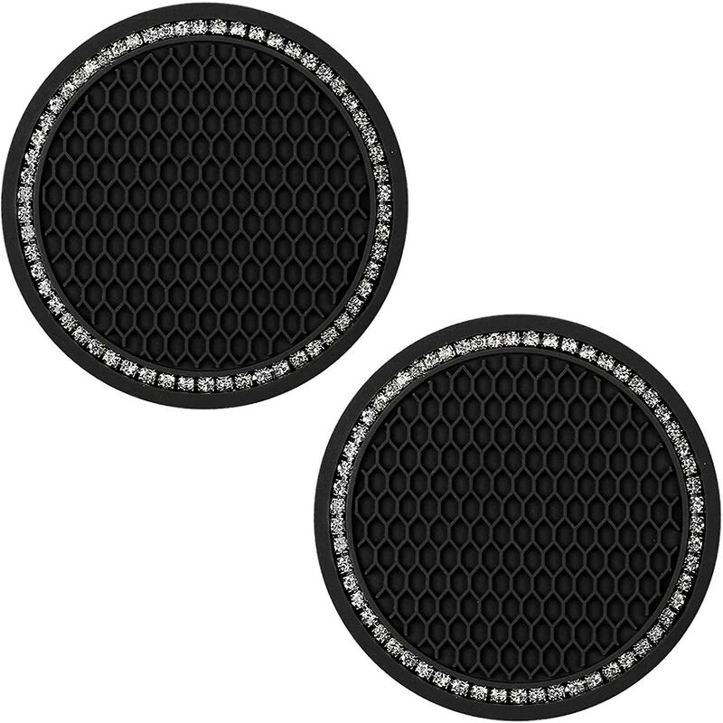 2 tappetini per tazze brillanti, portabicchieri