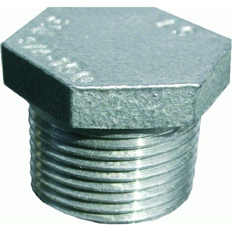 2 tappo inox a testa esagonale per fusto contenitore olio 1 pollice tappi