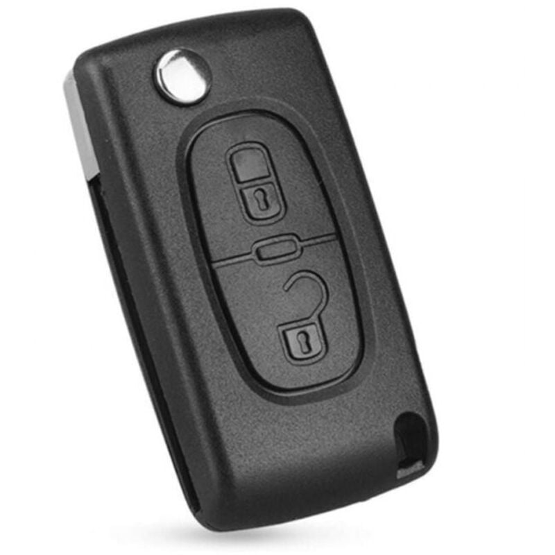 Image of 2 Tasten Klappschlüsselgehäuse Plip Kompatibel mit Peugeot Citroen
