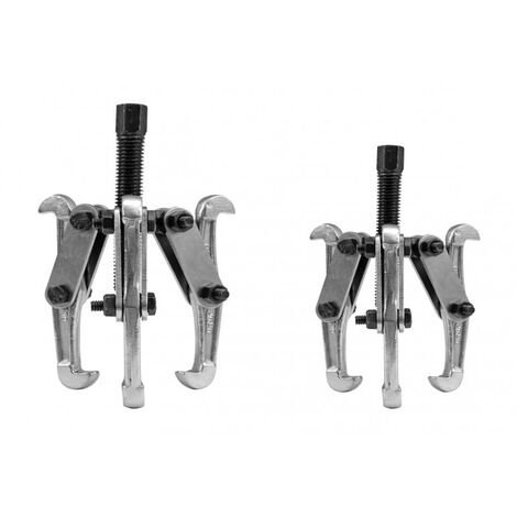 2 Teilig Set Innen und Außen Abzieher Dreiarm 75 mm 100 mm