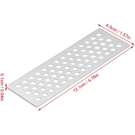 2-teilige Aluminium-Sandbretter für 1/10 RC Crawler, Bergungsrampenwerkzeug (Silber)