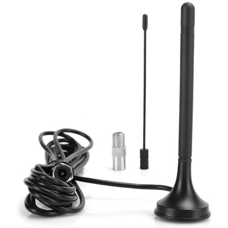 2-teilige DVB-T2 HD-Innenantenne, Doppel-Mini-Saugnapf für digitales Fernsehen