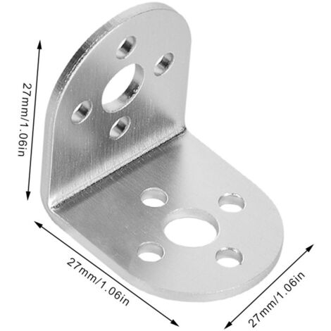 2-teilige L-förmige Aluminiumhalterung für Pitsco Tetrix Robotics Ersatzteile