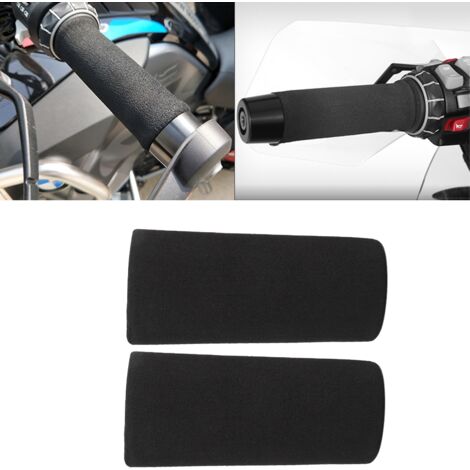 2-teilige Motorrad-Lenkergriffe – rutschfest, weicher Schaumstoff, vibrationsdämpfend