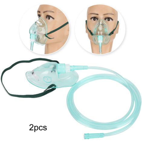 2-teilige Sauerstoff-Gesichtsmaske – professionell und zum Einmalgebrauch für die Heimtherapie