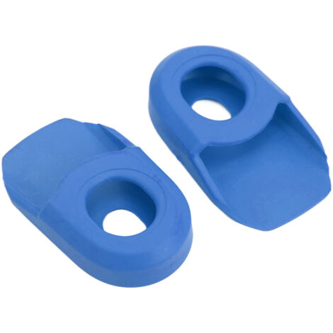 2-teilige Silikon-Schutzhüllen für Fahrradkurbelarme, blaue Hülle für Tretlager