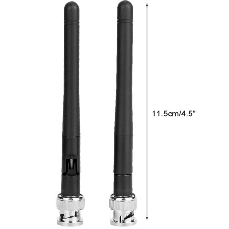 2-teilige UHF-Antenne mit BNC-Anschluss für Sennheiser EW100, EW300, EW500 und G3 Funkempfänger