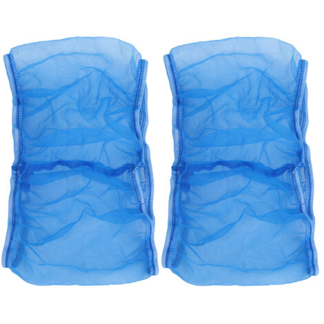 2-teilige Vogelkäfigabdeckung, Polyester-Abdeckung, samenfest für Wellensittiche und Papageien, Universalzubehör, Blau