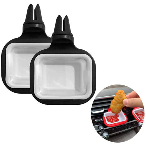 2-teiliger Auto-Soßenhalter, Becherhalter für Mini-Soßen, ideal für Ketchup und Dips im Auto