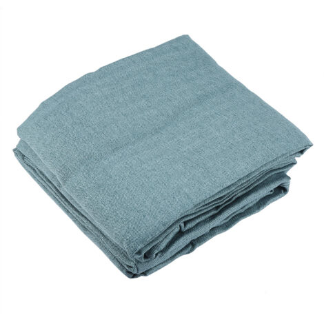 2-teiliger, dicker, schimmelresistenter Verdunkelungsvorhang für Wohn-/Schlafzimmer, Dunkelgrün (Modell 2)